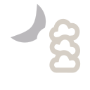 Mixed with some thunderstorm clouds possible
