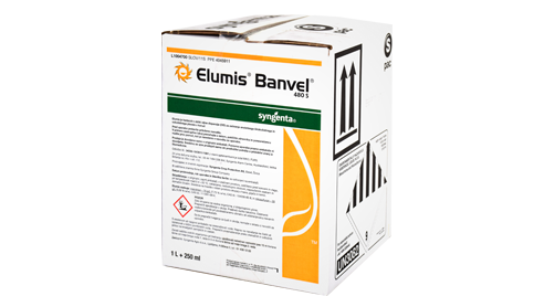 Elumis Banvel je kombinacija, ki zagotavlja učinkovito kontrolo, za uporabo po vzniku koruze in plevelov.