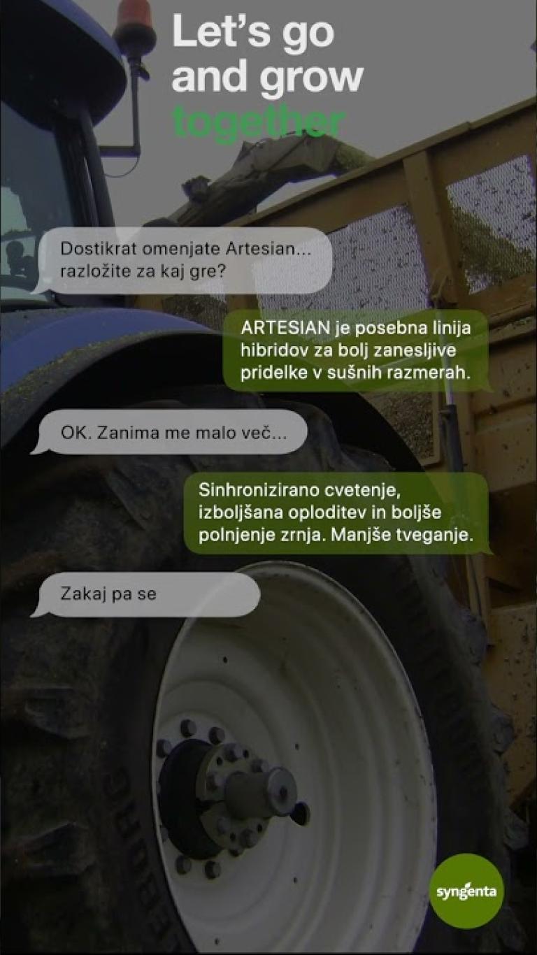 Artesian koruzni hibridi: učinkovita raba vode.